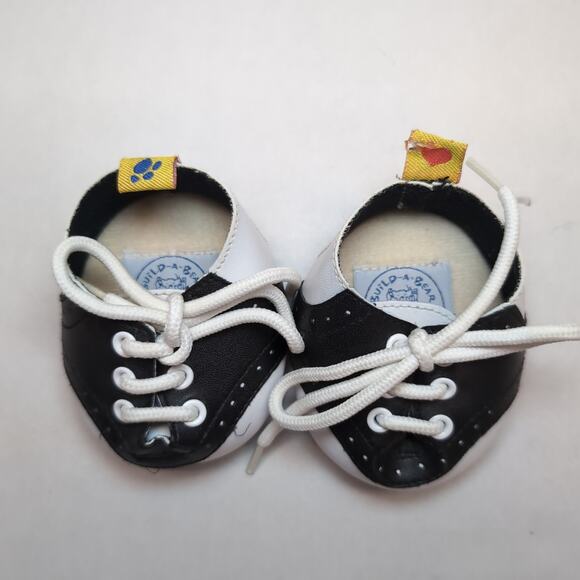 Build-a-Bear Workshop Black & White Saddle Shoes - Picture 3 of 9